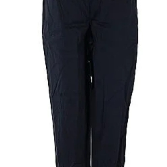 Theory Thorene Pants Women size 8 100% linen Elastic Waist Tapere - Picture 2 of 5